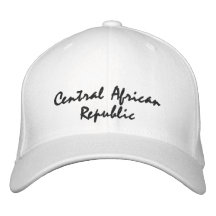 Chapeau de la république centrafricaine casquettes de baseball brodées