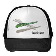 Chapeau de logo de libellule de BargasArtworks Casquettes De Camionneur