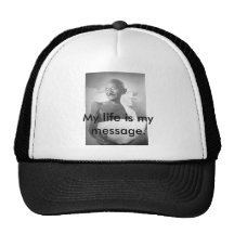 Chapeau de Mahatma Gandhi Casquettes De Camionneur
