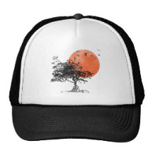 Chapeau de parc de coucher du soleil casquette de camionneur