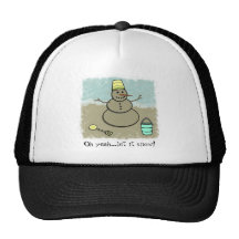 Chapeau de plage d'hiver casquette de camionneur