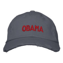 Chapeau de sergé d'Obama Chino Casquettes Brodées