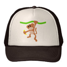 Chapeau de singe casquette