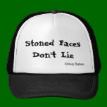 Chapeau lapidé de visages casquettes