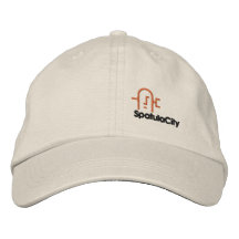 Chapeau réglable de ville de spatule casquette brodée