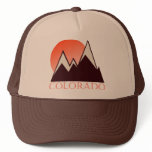 Chapeau vintage de camionneur du Colorado