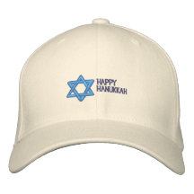 Chapeaux heureux de Hanoukka Emrboidered - habille Casquettes Brodées