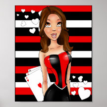 Chariot de pin-up - "Allie" - copie d'art - 3 d'un Posters