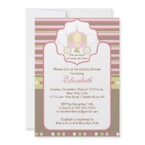 Chariot d'invitation de princesse fête de naissanc
