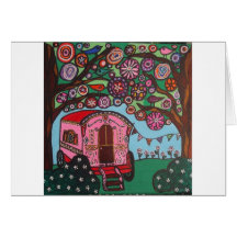 Chariot gitan cartes
