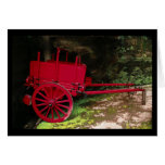 Chariot vintage cartes