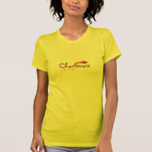 Charlevoix, Michigan - avec l'icône vibrante de po T-shirts