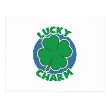 charme chanceux cartes postales
