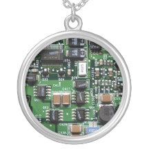 Charme de geek d'ordinateur collier