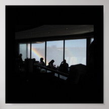 Chasse des arcs-en-ciel affiche