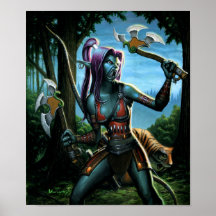 Chasseur de Warcraft Troll Affiche
