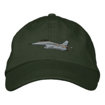 Chasseur F-16 Chapeau Brodé