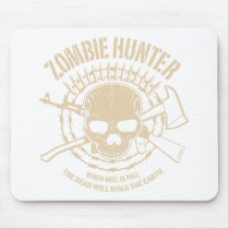 Chasseur Mousepad de zombi tapis de souris