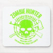 Chasseur Mousepad de zombi tapis de souris
