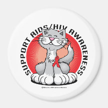 Chat d'AIDS/HIV Aimant