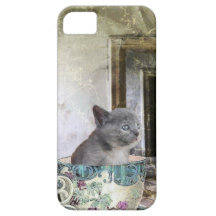 Chat dans le cas de l'iPhone 5 de tasse Coques iPhone 5