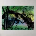 Chat d'arbre d'Austin Posters