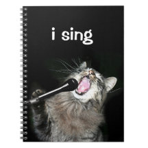 Chat de chant carnet