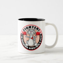 Chat de combattant d'AIDS/HIV Tasse