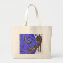 Chat de marche sacs en toile