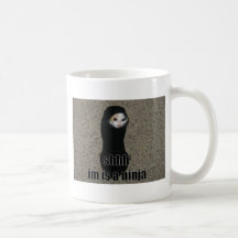 chat de ninja mugs à café