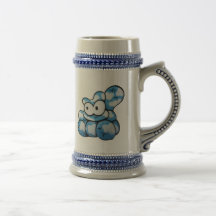 Chat de nuage de bande dessinée tasse