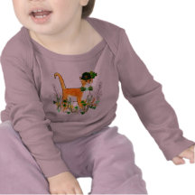 Chat du jour de St Patrick T-shirts