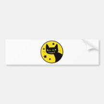 Chat éffrayant adhésifs pour voiture