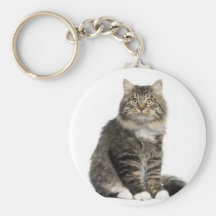 Chat Main coon Porte-clé