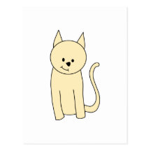Chat mignon. Couleur ambre pâle Cartes Postales