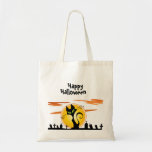 Chat noir, sac de Halloween