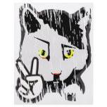 Chat paisible prospectus personnalisés