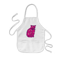 Chat rose de Kitty Tablier