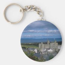 Château de Harlech et village, Gwynedd, Wale du no Porte-clef