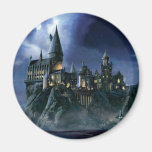 Château de Hogwarts la nuit Aimants Pour Réfrigérateur