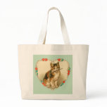 Chaton de calicot au coeur