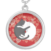 Chats dans l'amour : Paulie et Angie (le pendant d Bijouterie Personnalisée