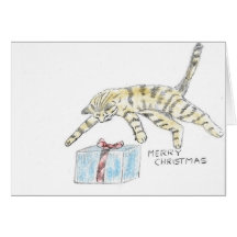Chats présents cartes de vœux