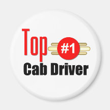 Chauffeur de taxi supérieur magnets