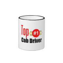Chauffeur de taxi supérieur mugs