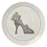 Chaussure de mode d'un plat assiette