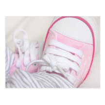 chaussures de bébé nouveau-nées cartes postales