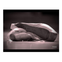 Chaussures de Pointe Carte Postale