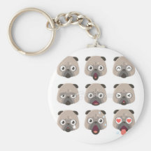 Chaveiro Humor dos Pugs