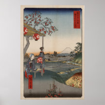 Chaya de fujimi de Zoushigaya Affiches